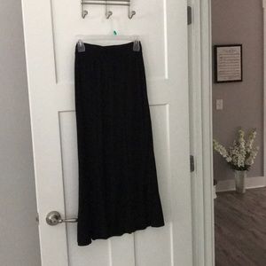 Girls Black Maxi Skirt